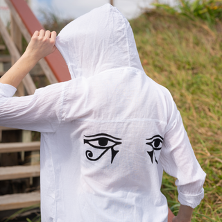 Hoodie Robe featuring Eyes of Horus