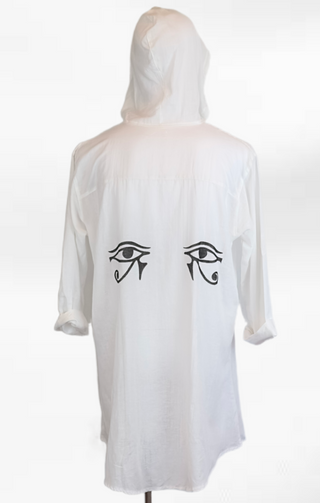 Hoodie Robe featuring Eyes of Horus