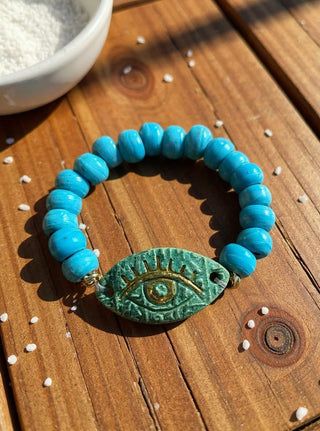 Turquoise Eye Bracelet